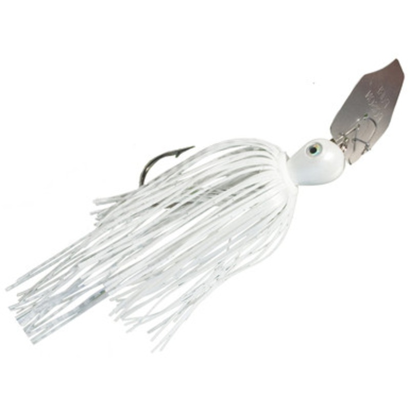 Strike King Pure Poison Bladed Swim Jig – White – 3/8oz