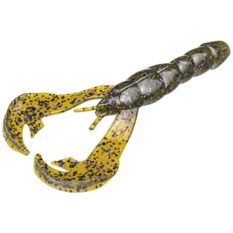 Strike King RGCRW Rage Tail Craw – Green Pumpkin Purple Gold