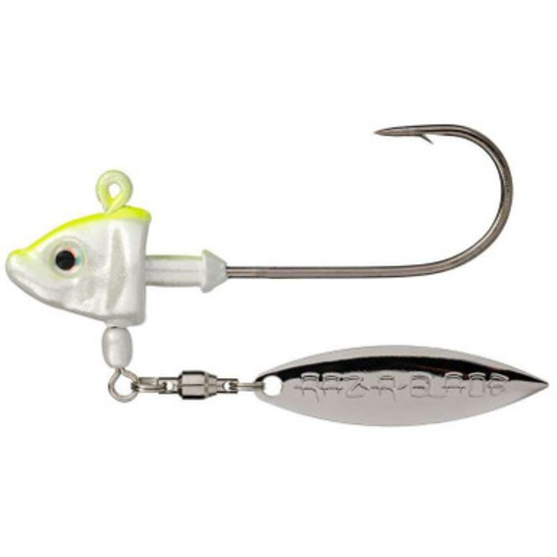 Strike King TGSPH12 Tour Grade Spin Head – Chartreuse White