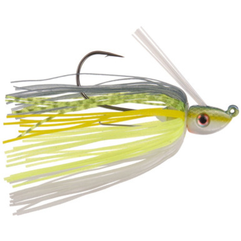 Strike King Tour Grade Swim Jig – Chartreuse Sexy Shad – 3/8oz