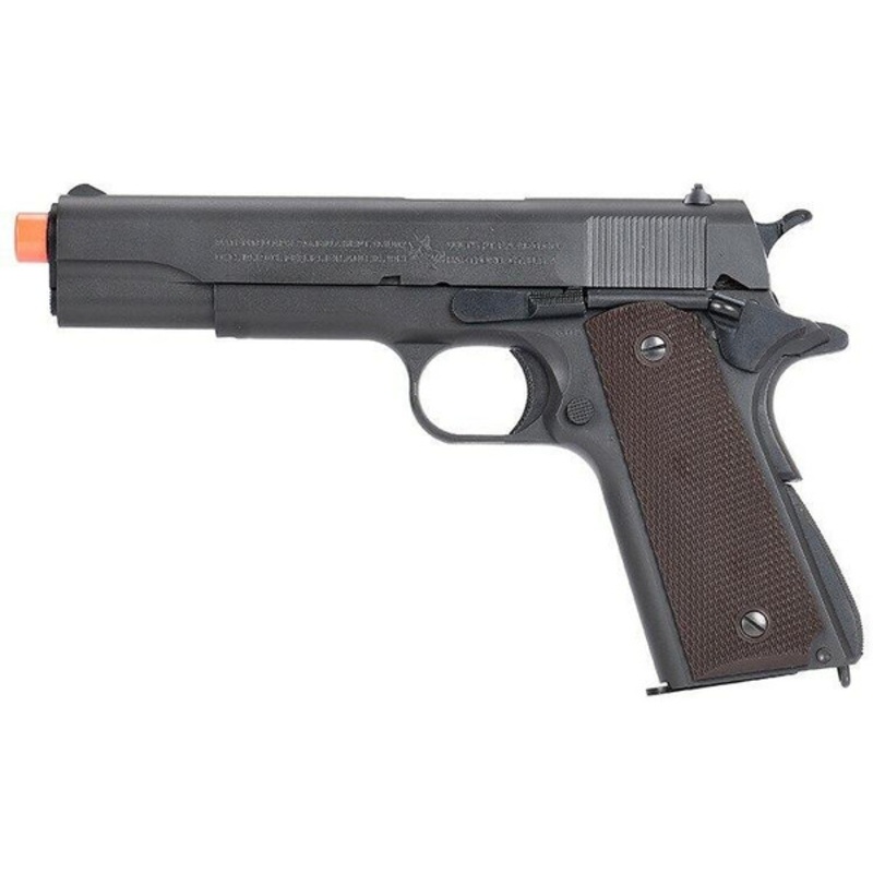 Tokyo Marui M1911A1 Government Gas Blowback Airsoft Pistol, Black