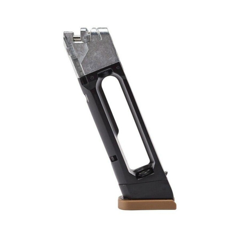 UMAREX Glock 19X Gen 5 .177 18rd Drop-Free Magazine, Black/Tan