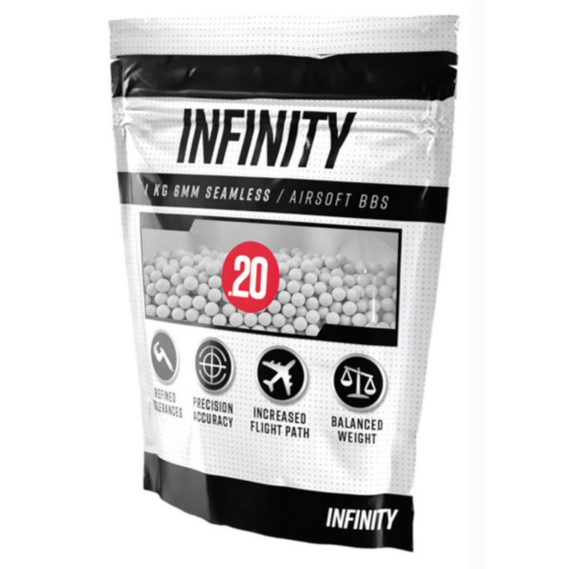 Valken Infinity 6mm Airsoft BBs, 0.20g, 5000 rounds