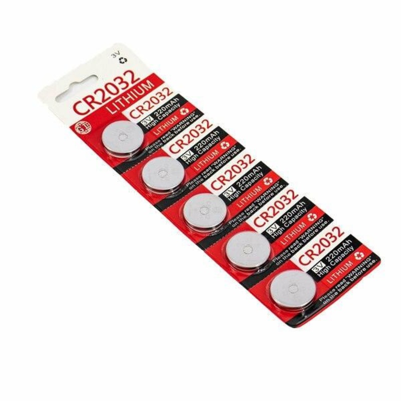 Valken Lithium 3V CR2032 Coin Cell Battery – 5 Pack