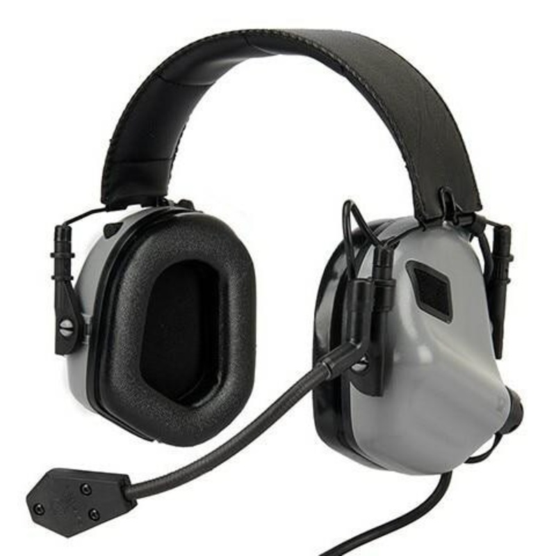 Earmor M32 MOD3 Tactical Communication Hearing Protector, Gray