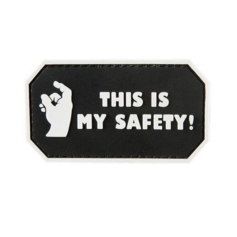 G-Force This Is My Safety PVC Morale Patch, Black