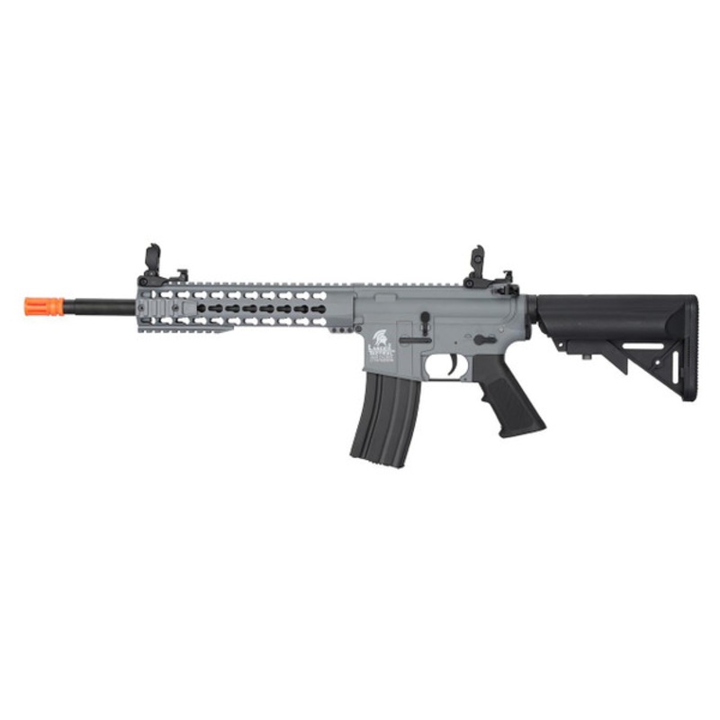 Lancer Tactical 10 Gen 2 Keymod AEG Airsoft Rifle, Grey