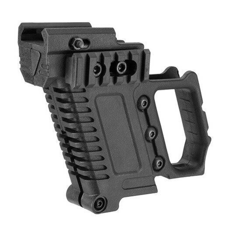 Lancer Tactical Carbine Kit for G-Series GBB Pistols, Black