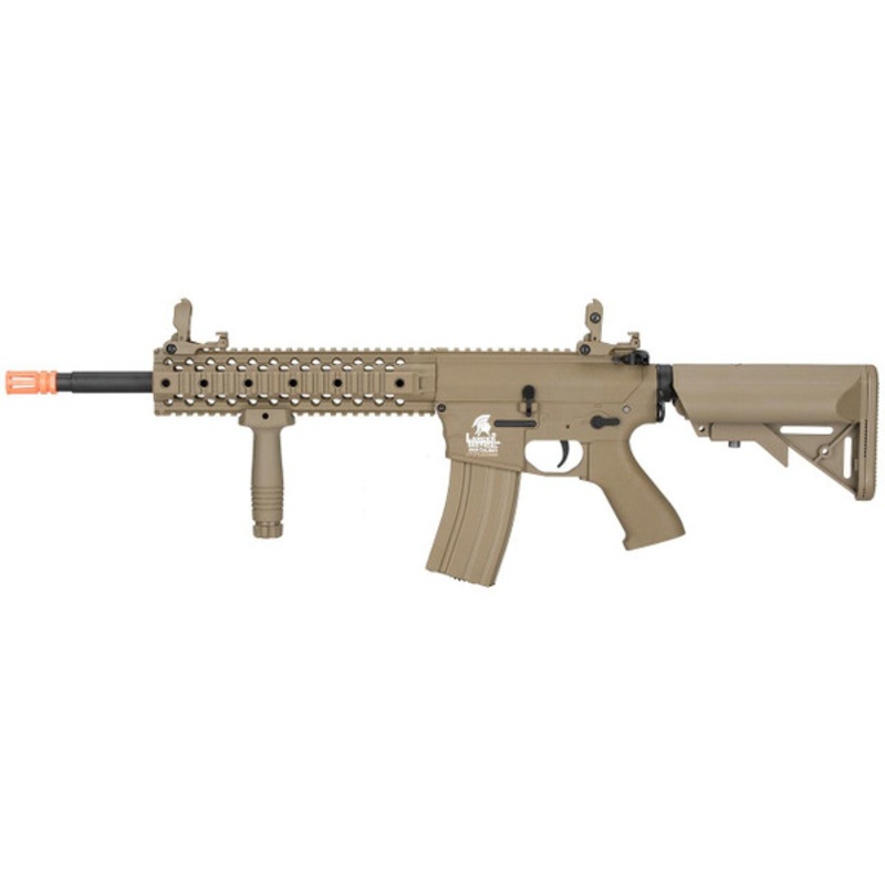 Lancer Tactical M4 RIS EVO Gen 2 Low FPS Battle Rifle Airsoft AEG, Tan