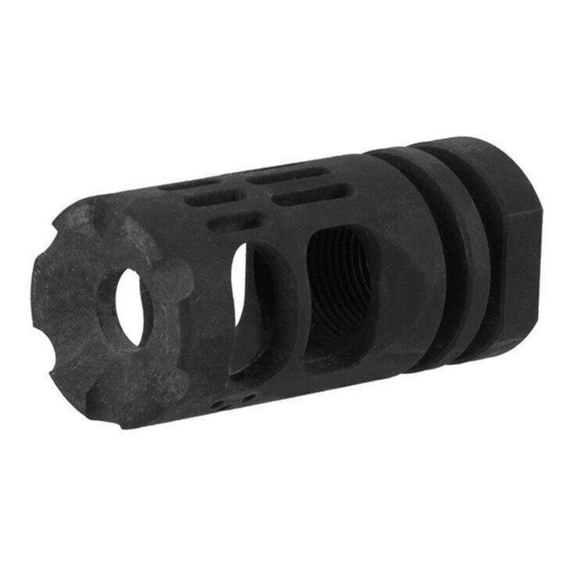 Lancer Tactical Tactical Hybrid Muzzle Brake Compensator, Black