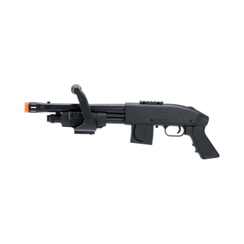 Mossberg Licensed M590 Chainsaw Airsoft Shotgun by Cybergun, Black