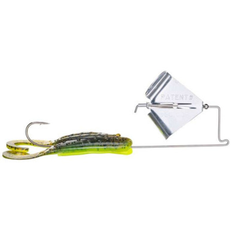 Strike King KVD Toad Buzz – 3/8oz – Green Pumpkin Chartreuse Belly
