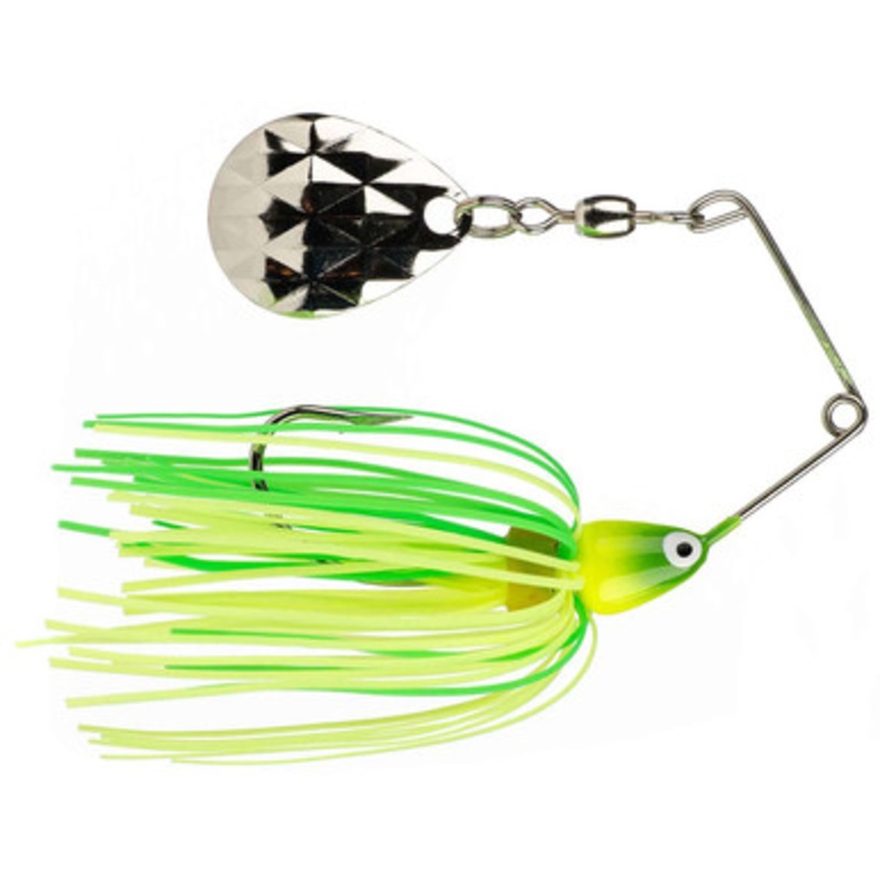 Strike King Mini-King Spinnerbait 93G Chart/Lime Head Chart/Lime Skirt