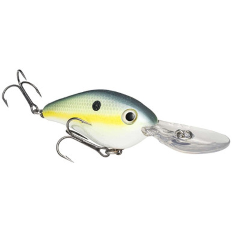 Strike King Pro Model 8XD Crankbait – Chartreuse Sexy Shad