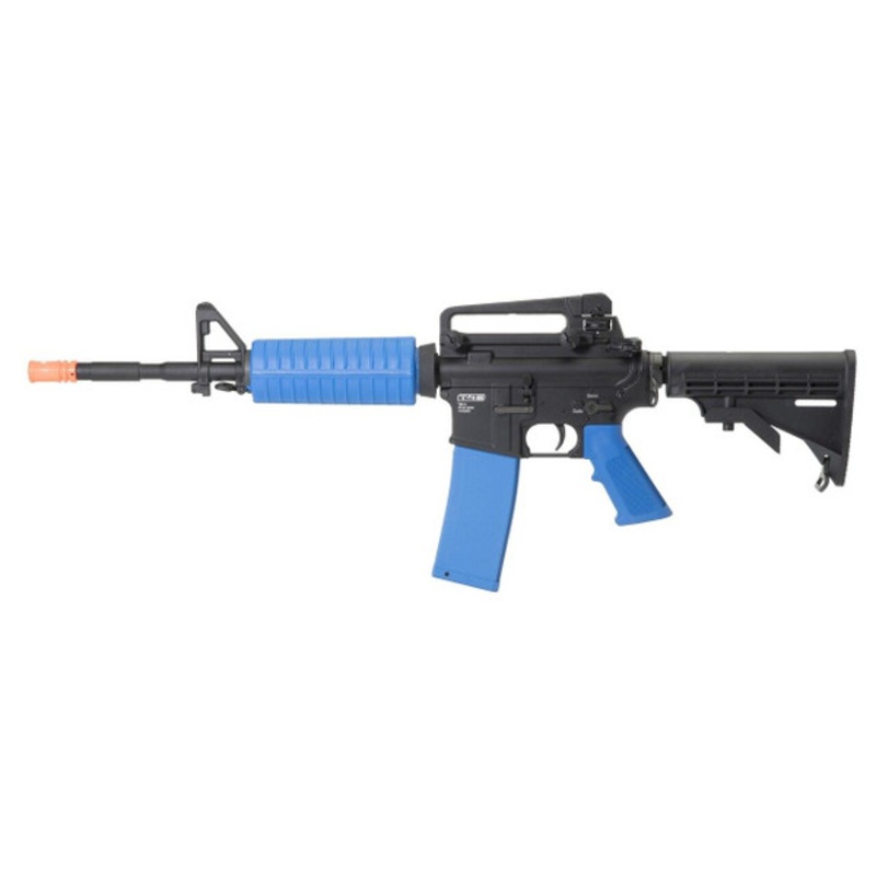 Umarex T4E TM-4 .43 Cal Co2 Paintball Rifle w/ Extra Mag & Bolt Assembly, Blue / Black