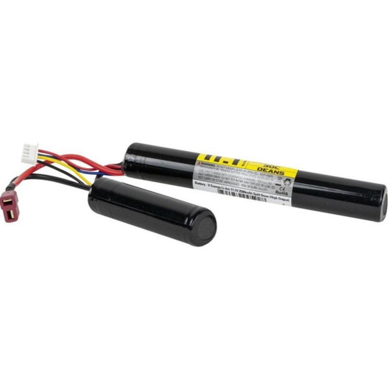 Valken Energy Li-Ion 11.1v 2500mAh High Output Split Battery, Deans Plug