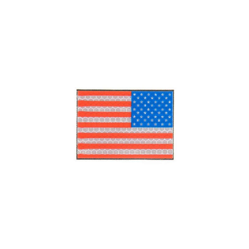 G-Force American Flag Reflective Morale Patch, Right Side
