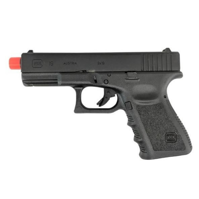 Glock Gen 3 G19 Co2 Non-Blowback Airsoft Pistol, Black