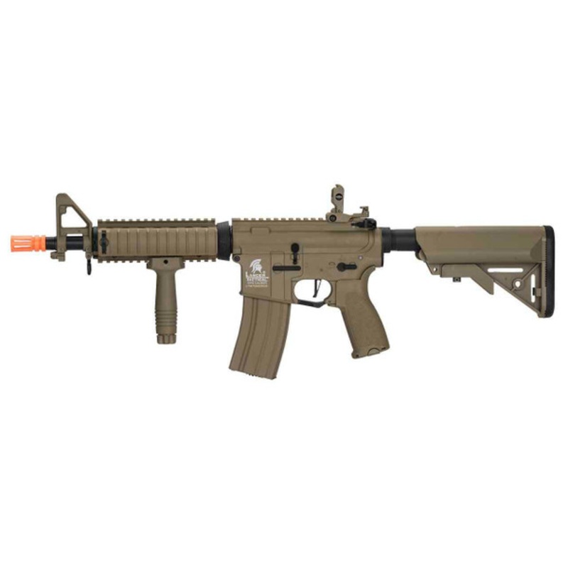 Lancer Tactical LT-02 MOD 0 MK18 Hybrid High FPS AEG Airsoft Rifle, Tan