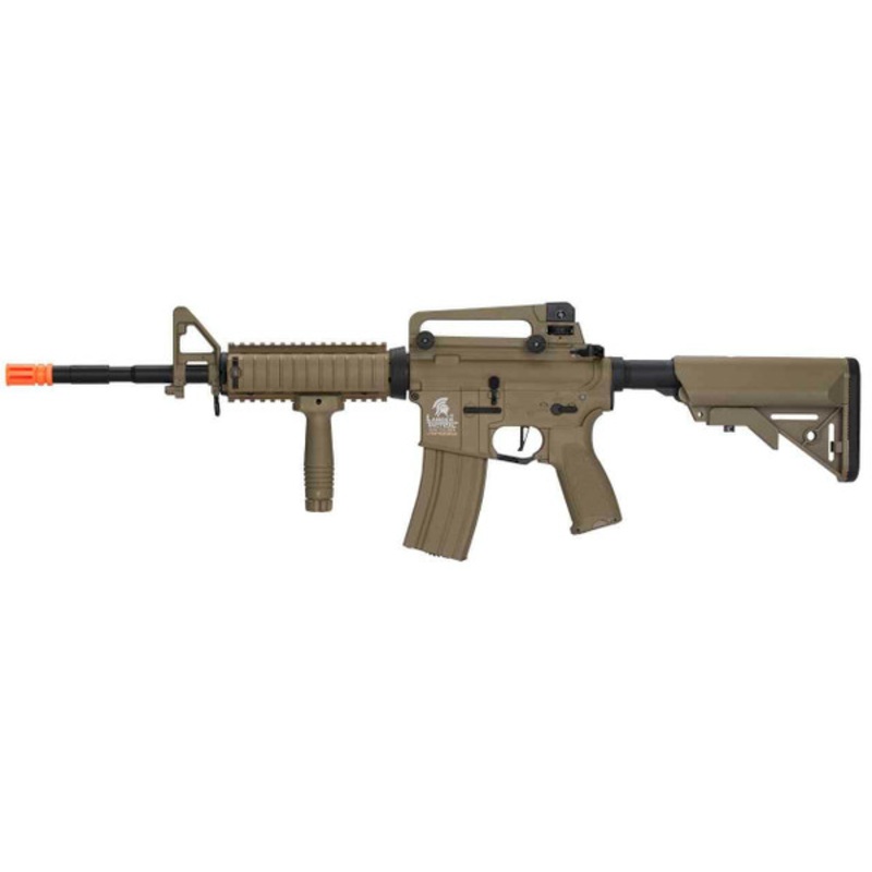 Lancer Tactical LT-04 M4 RIS Hybrid High FPS Airsoft Rifle, Tan