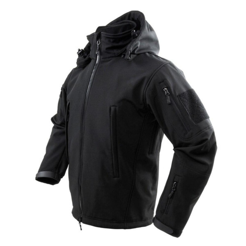 NC Star Delta Zulu Polyester Micro Fleece Jacket, Black