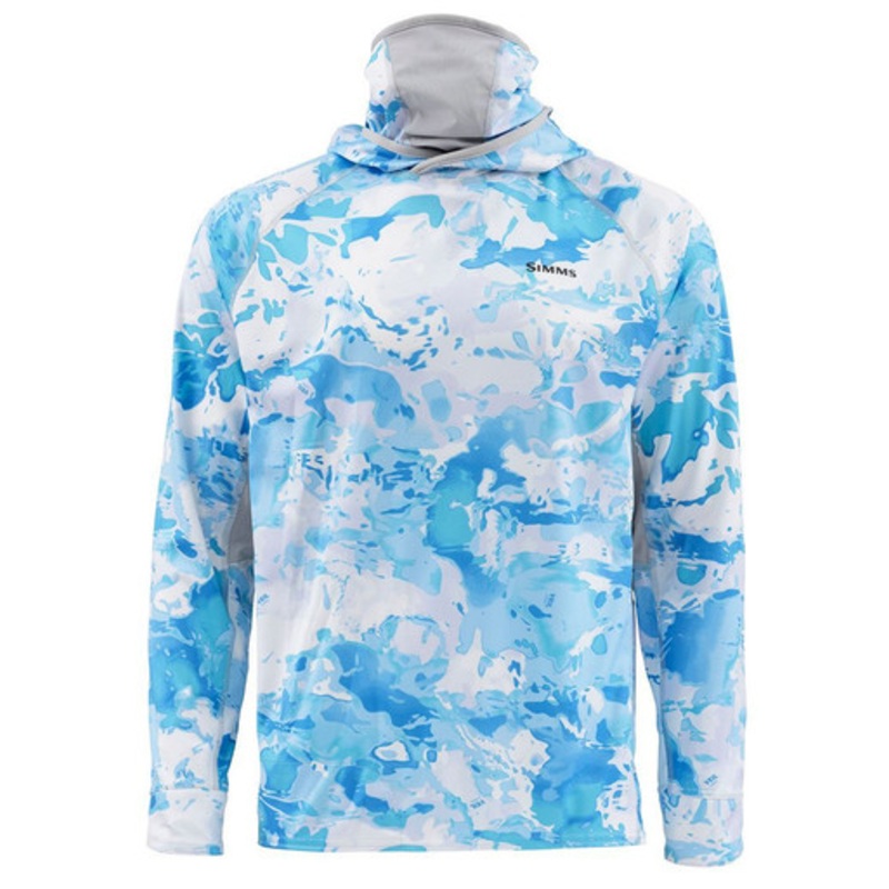 Simms Solarflex Ultracool Armor Shirt – Cloud Camo Blue – 3X-Large