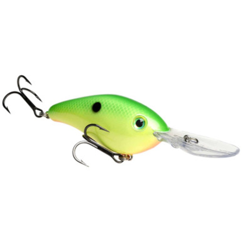 Strike King Pro Model 6XD Crankbait – Green Back Chartreuse