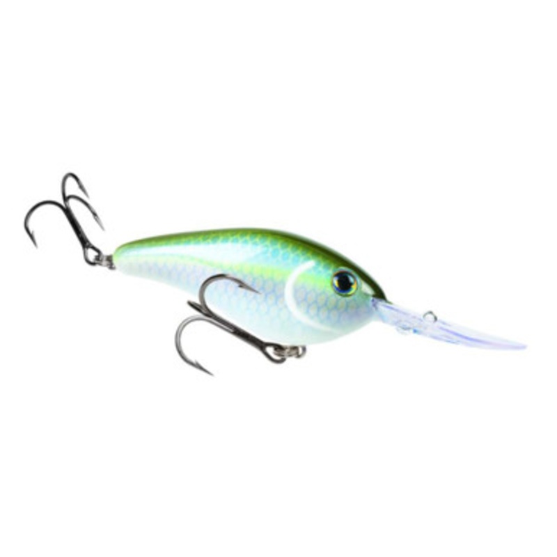 Strike King Pro Model 6XD Crankbait – HD Sexy Green Shad
