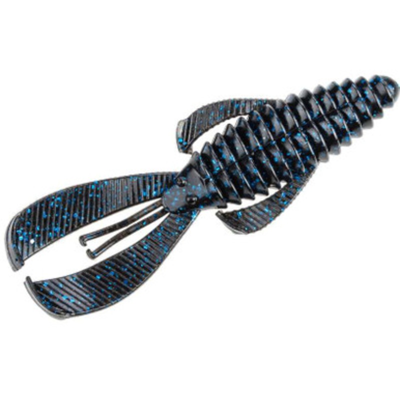 Strike King Rage Tail DB Structure Bug – Black Blue Flake