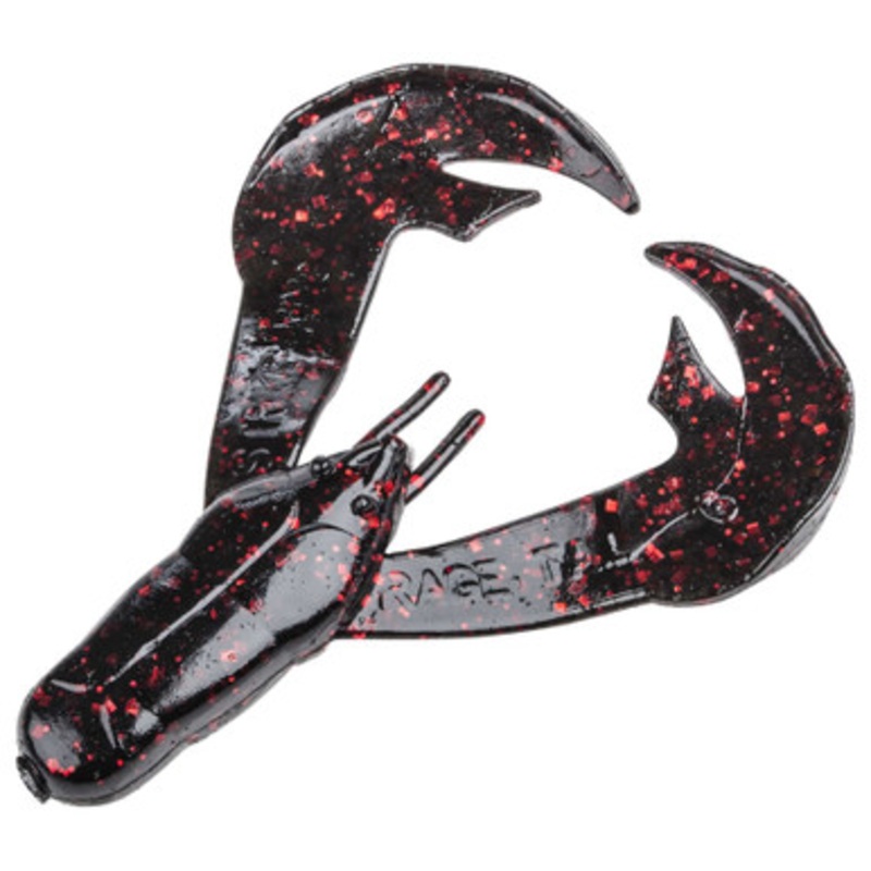 Strike King RGCHK-38 Rage Tail Chunk – Black Neon