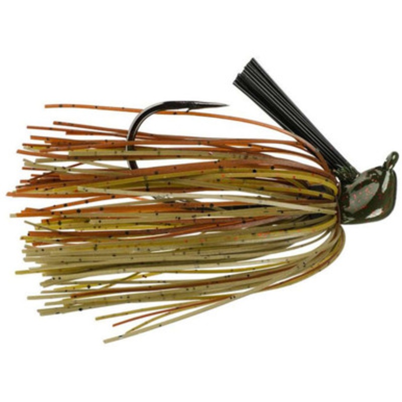 Strike King TGSKJ38 Tour Grade Skipping Jig – Green Pumpkin Craw