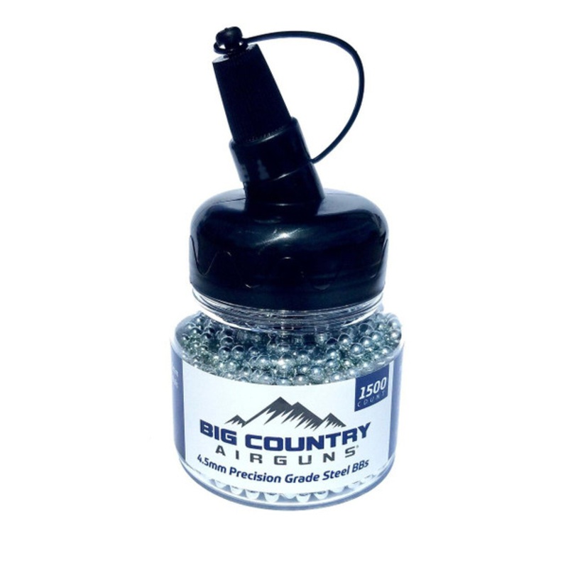 Big Country Airguns Precision Grade 4.5mm Steel BBs, 1500 Count
