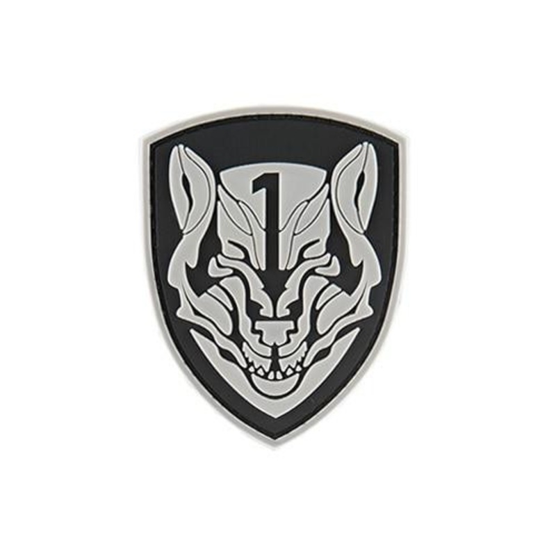 G-Force Shield Wolf Morale Patch, White