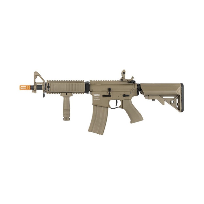 Lancer Tactical LT-02 MOD 0 MK18 M4 Proline Series High FPS Airsoft Rifle, Tan
