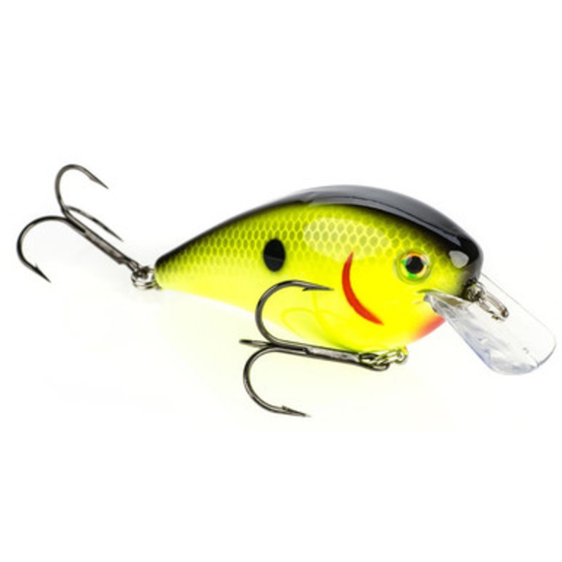 Strike King KVD Square Bill 2.5 Crankbait – Black Back Chartreuse