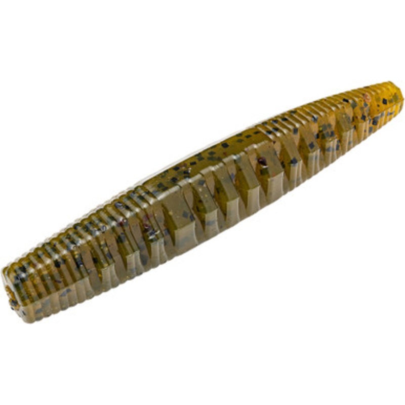 Strike King Ned Ocho Worm – 2.75in – Green Pumpkin