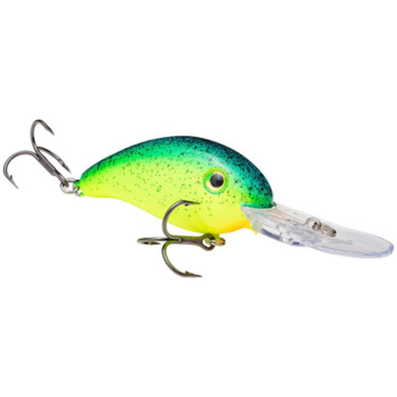 Strike King Pro Model 3XD Crankbait – Chart Blue Black Splatterback