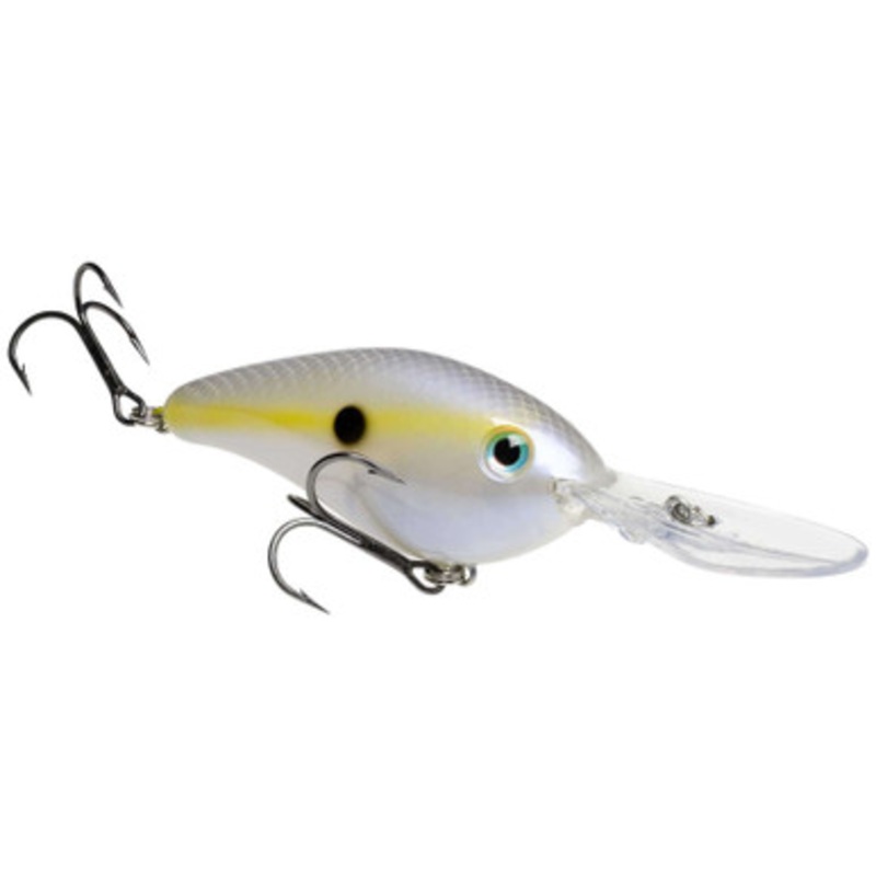 Strike King Pro Model 6XD Crankbait – Chartreuse Shad