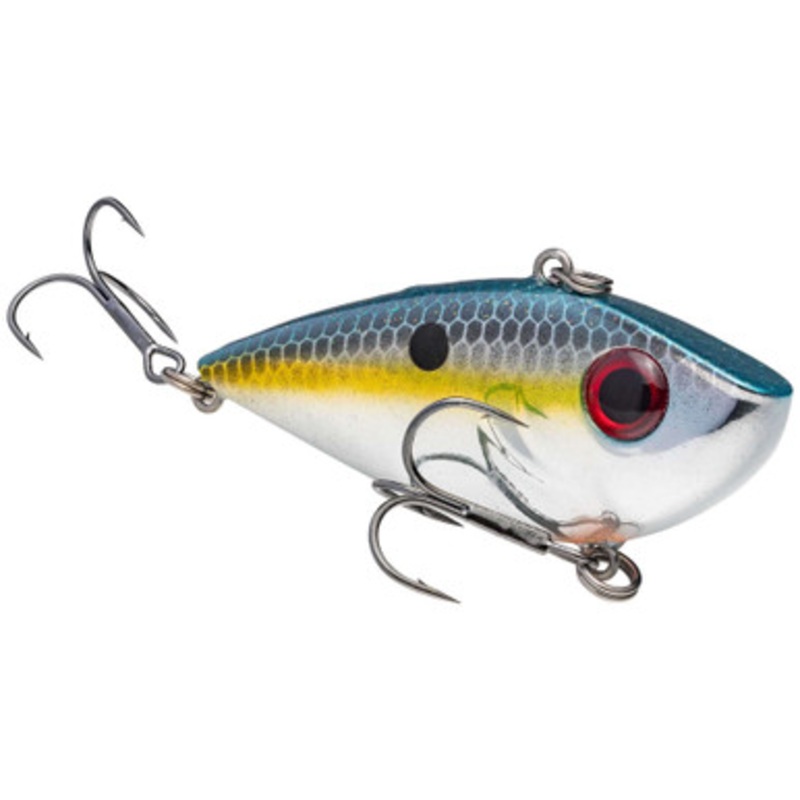 Strike King Red Eyed Shad Tungsten 2 Tap – Chrome Sexy Shad