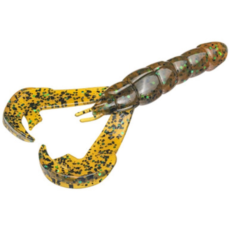 Strike King RGCRW Rage Tail Craw – Amber Green Black