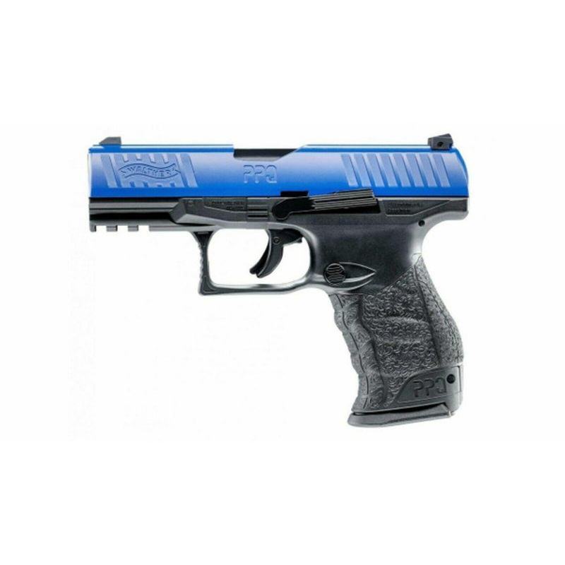 Umarex T4E Smith & Wesson M&P9 M2.0 LE Co2 Blowback Paintball Marker Pistol, Blue/Black