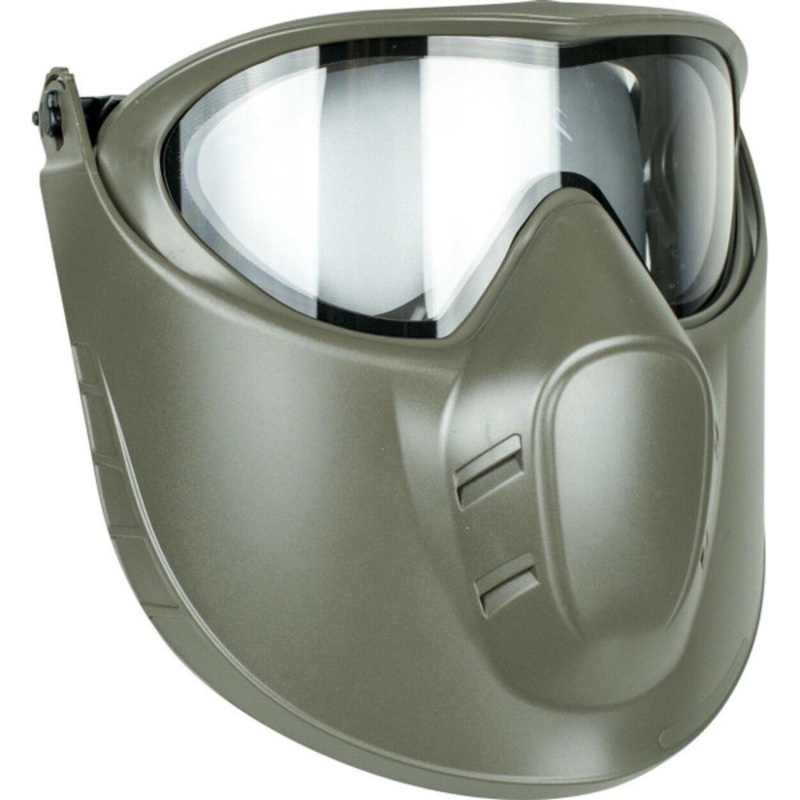 Valken VSM Thermal Goggles w/ Face Shield, OD Green, Gray Lens
