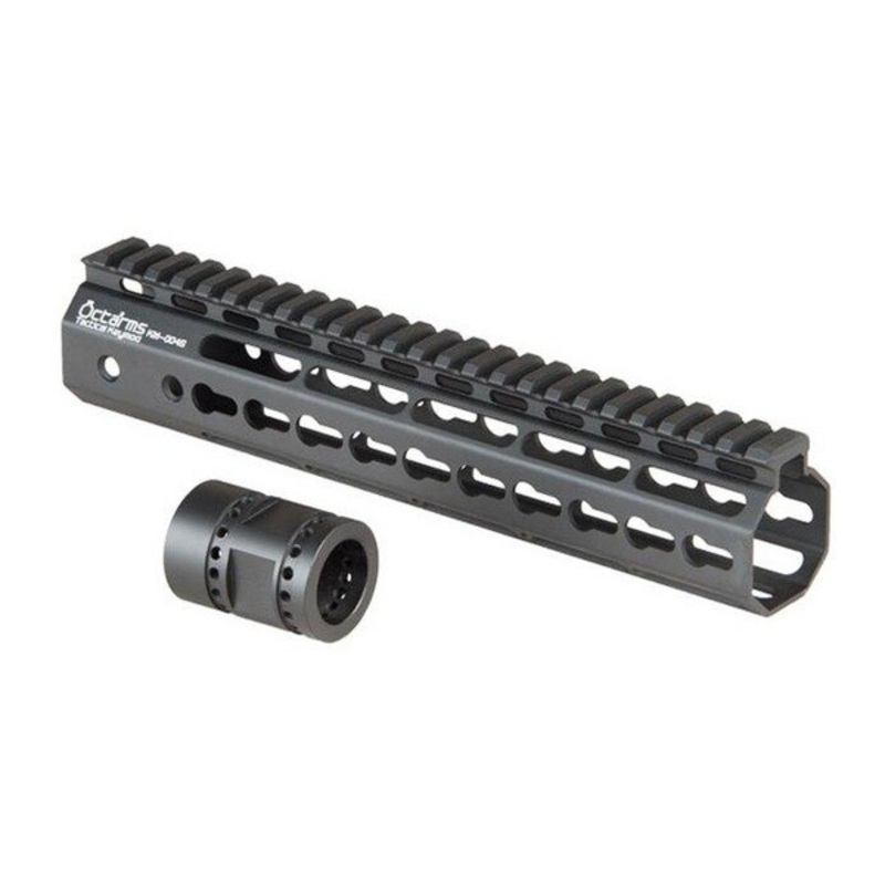 Ares Metal Keymod Handguard, 10 Inch, Black