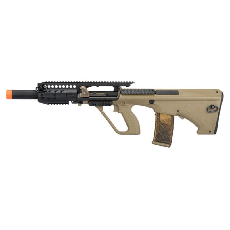 Army Armament Polymer AUG A3 Carbine Length AEG Airsoft Rifle, Tan