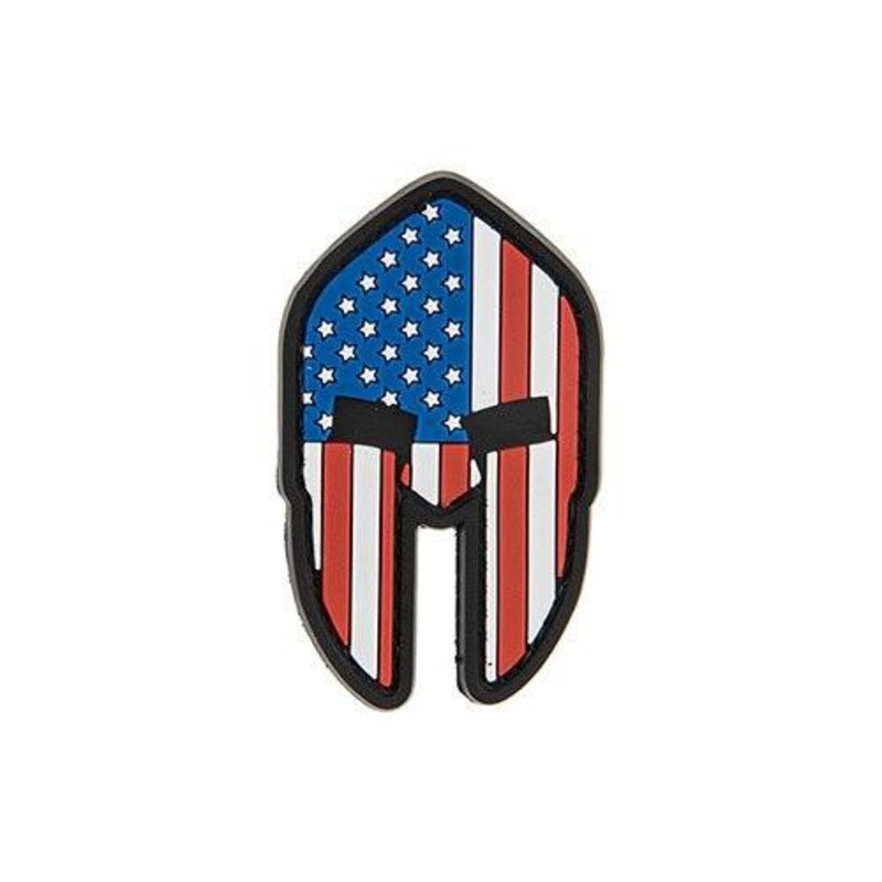 G-Force American Spartan PVC Patch, Red/White/Blue