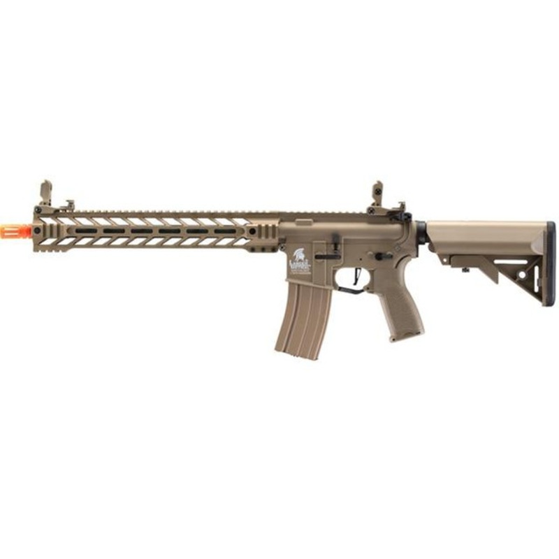 Lancer Tactical Enforcer Battle Hawk 14 Hybrid Series M4 AEG Airsoft Rifle, Tan
