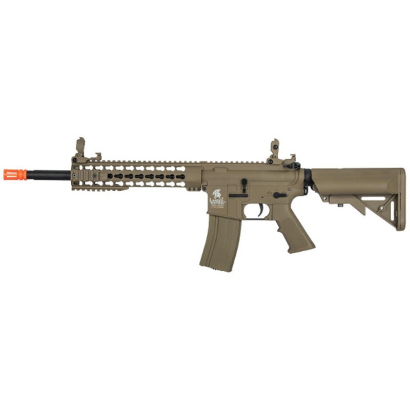 Lancer Tactical M4 10  Keymod AEG, Low FPS Version, Dark Earth