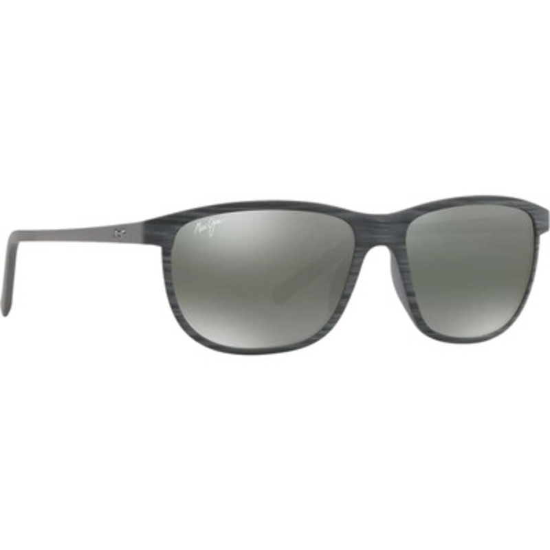Maui Jim Dragon’s Teeth Sunglasses – Grey Stripe Frame/Neutral Grey Lens