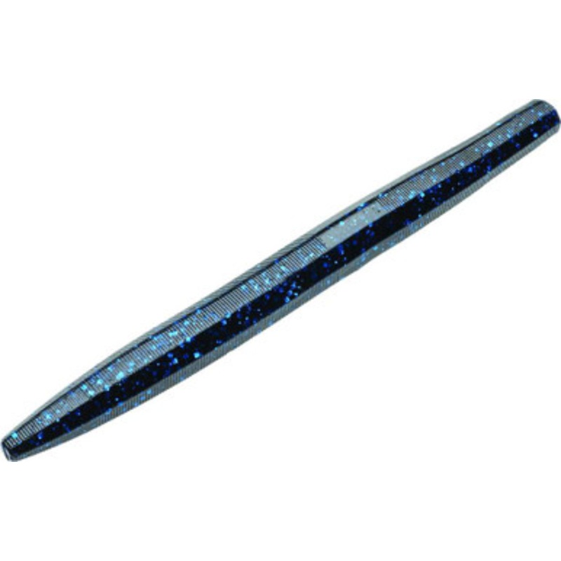 Strike King Perfect Plastic Ocho 5in Softbait 2 Black Blue Flake