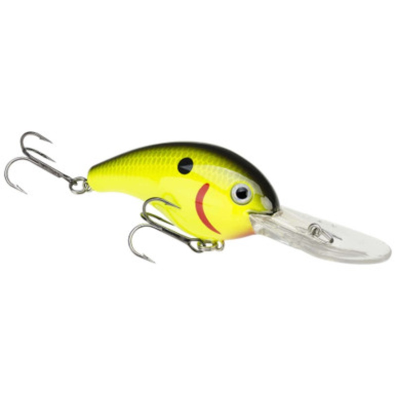 Strike King Pro Model 5XD Crankbait – Black Back Chartreuse
